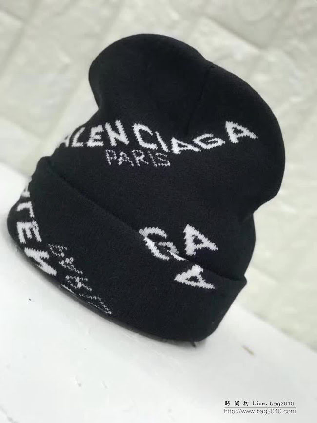 BALENCIAGA巴黎世家 2018秋冬專櫃款針織帽 男女同款 LLWJ8487